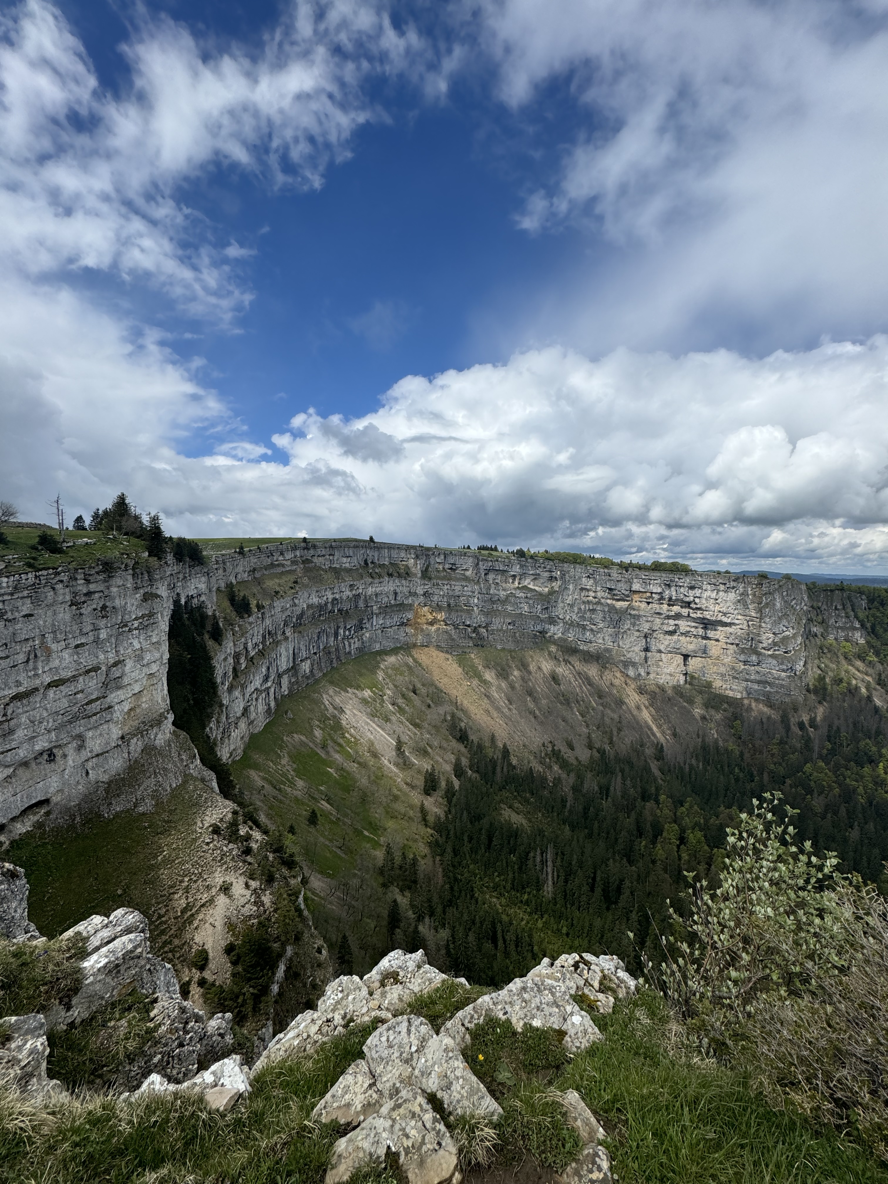 Sendero hacia el Creux du Van